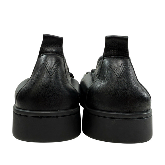 Vionic Uptown Ballet Flat Women Size 9 Black Leather Comfort Slip On Shoe - Picture 7 of 11